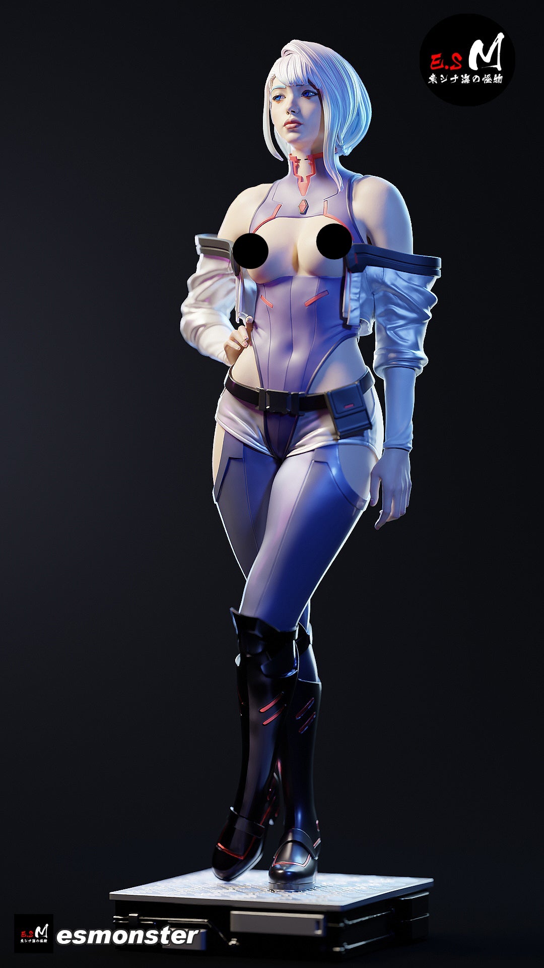 Hacker Adult Pinup 3D ABS Resin Model