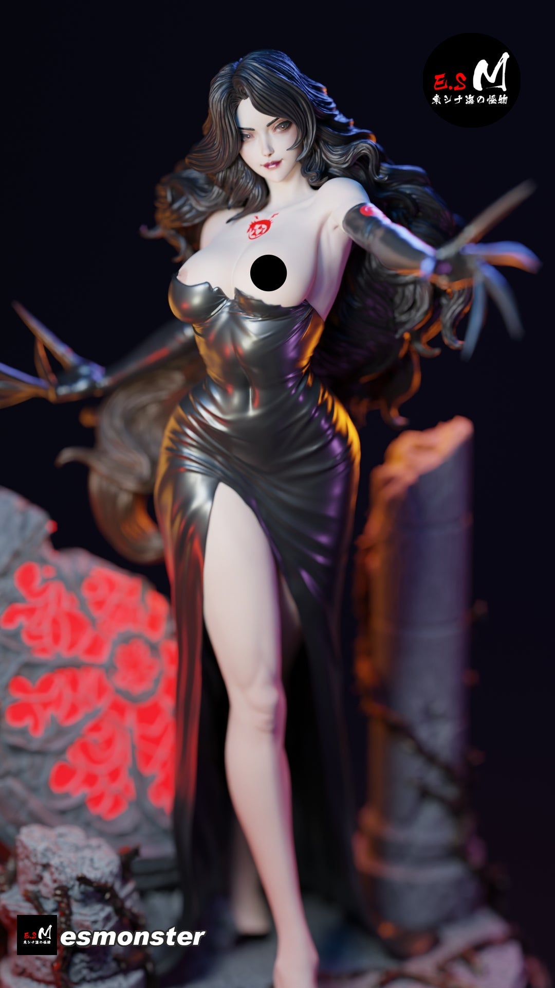 Sadistic Beauty Adult Pinup 3D ABS Resin Model