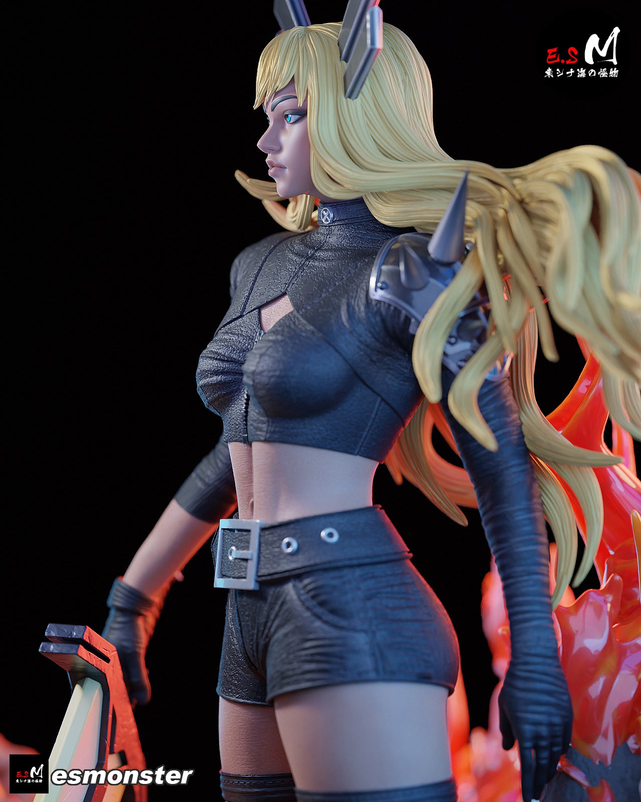 Sorceress Adult Pinup 3D Resin Model