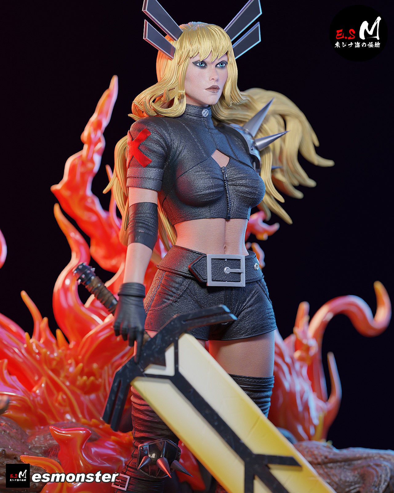 Sorceress Adult Pinup 3D Resin Model