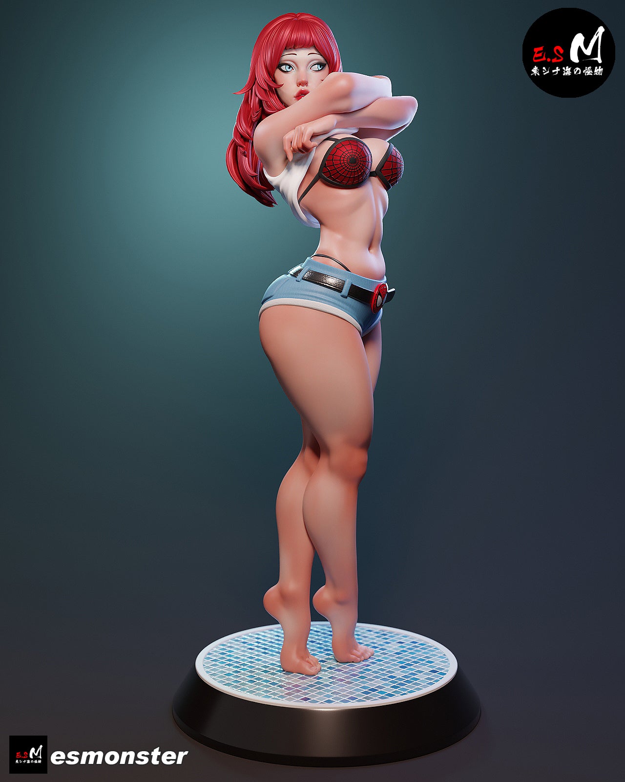 Aspiring Actress Adult Pinup 3D Resin Model
