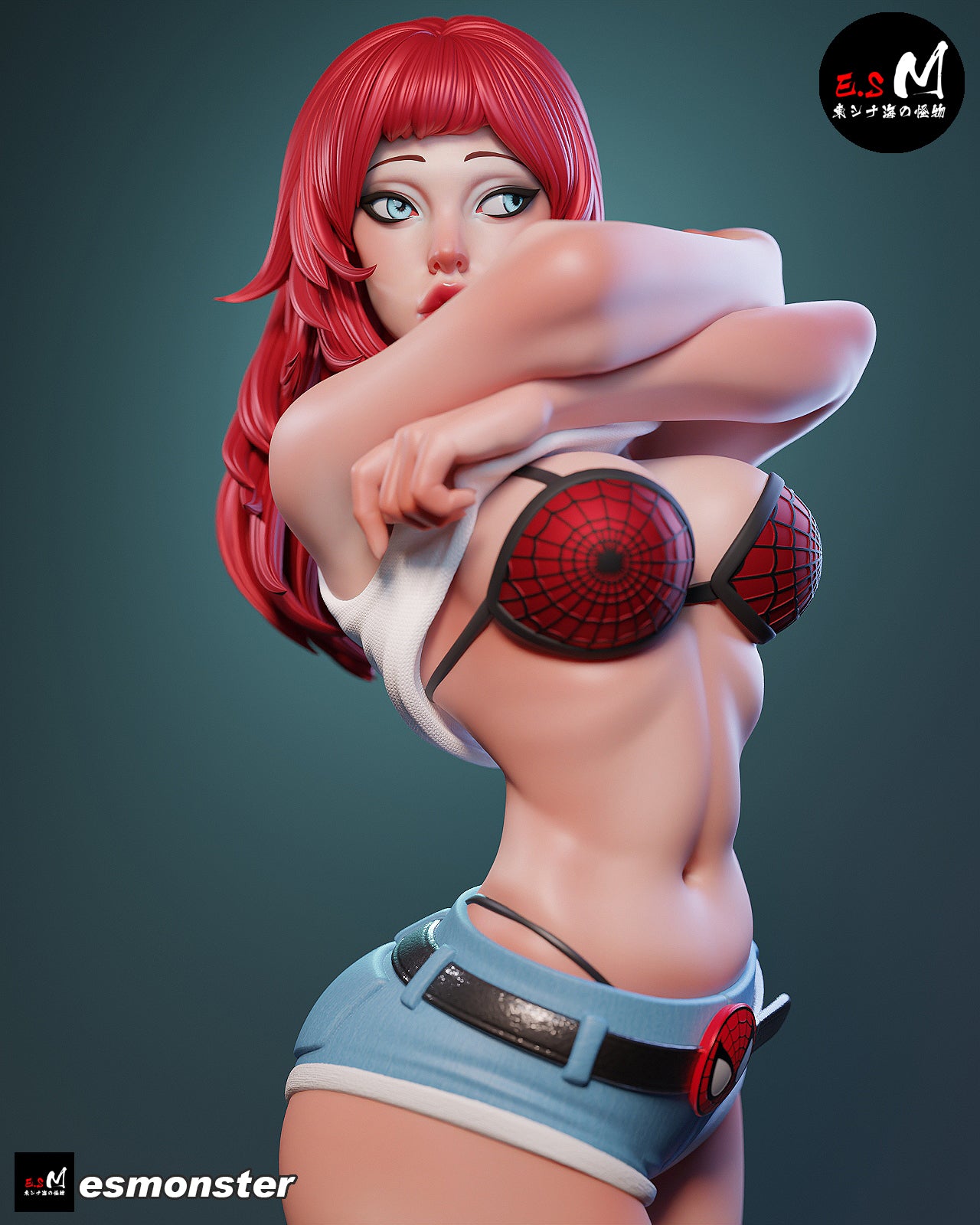 Aspiring Actress Adult Pinup 3D Resin Model