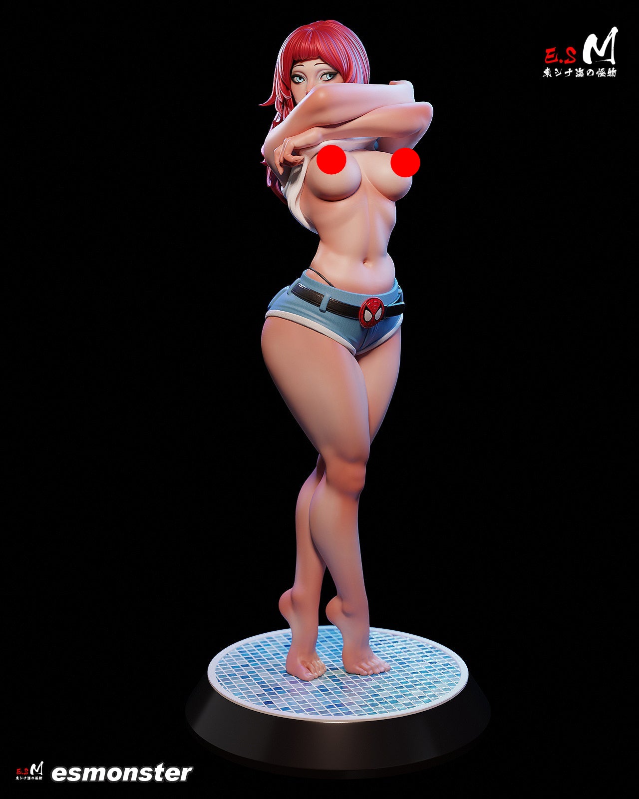 Aspiring Actress Adult Pinup 3D Resin Model