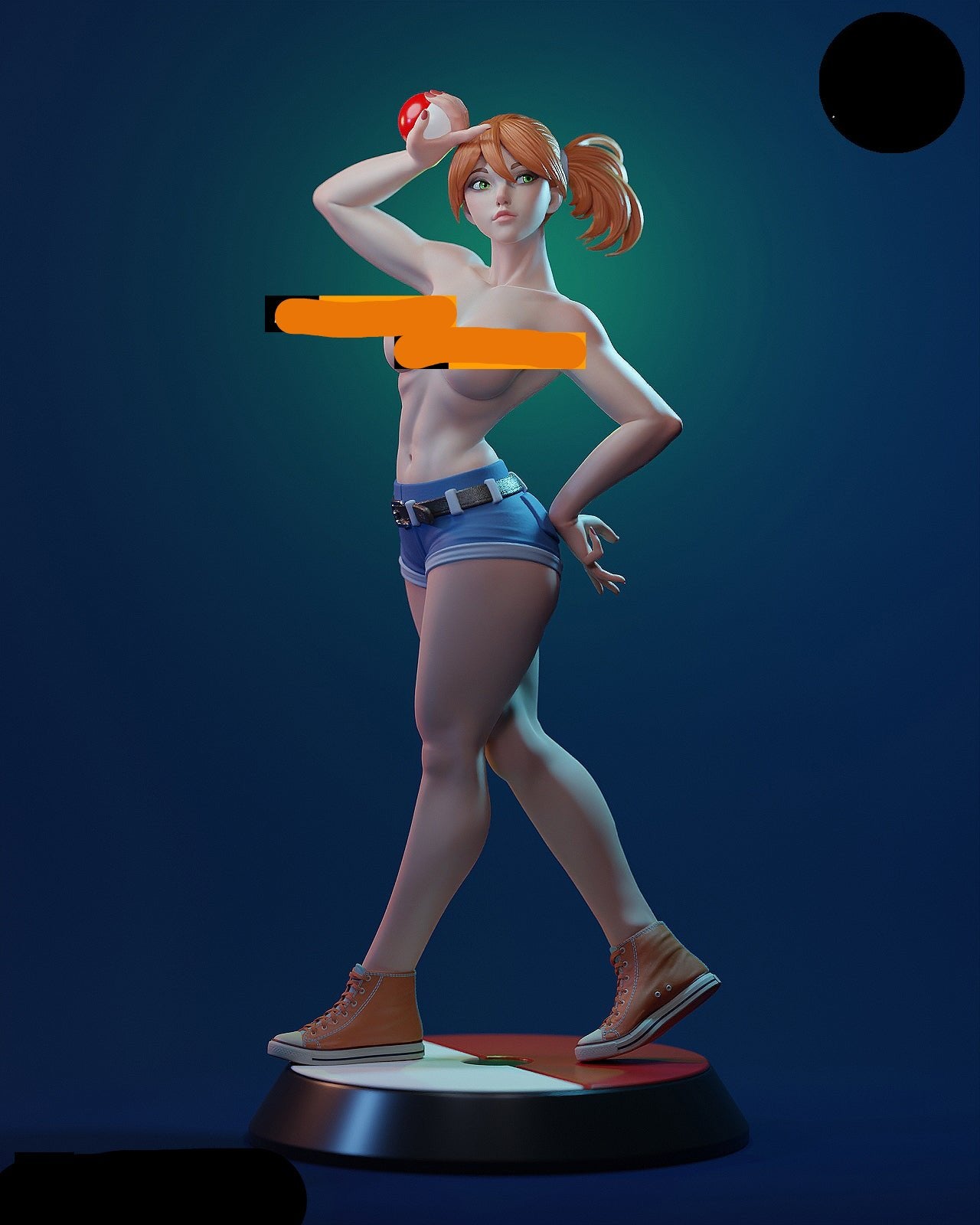 Aspiring Trainer Adult Pinup 3D Resin Model