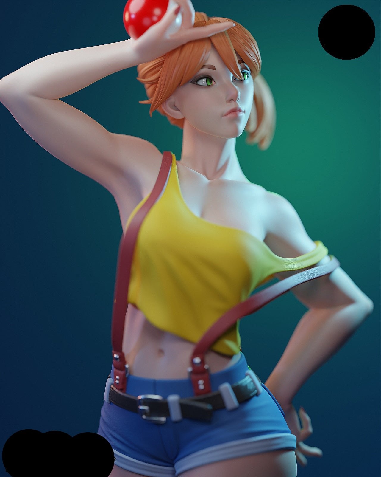 Aspiring Trainer Adult Pinup 3D Resin Model