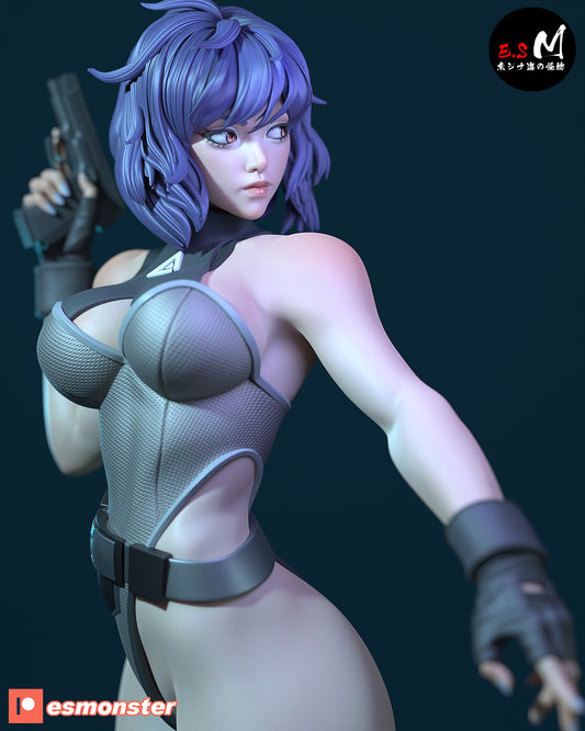 Android Cop Pinup 3D Resin Model