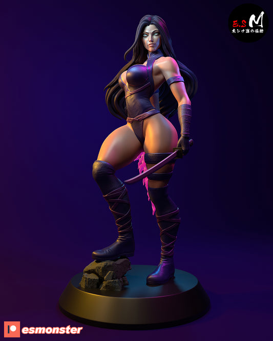 Psychic Assassin Pinup 3D Resin Model