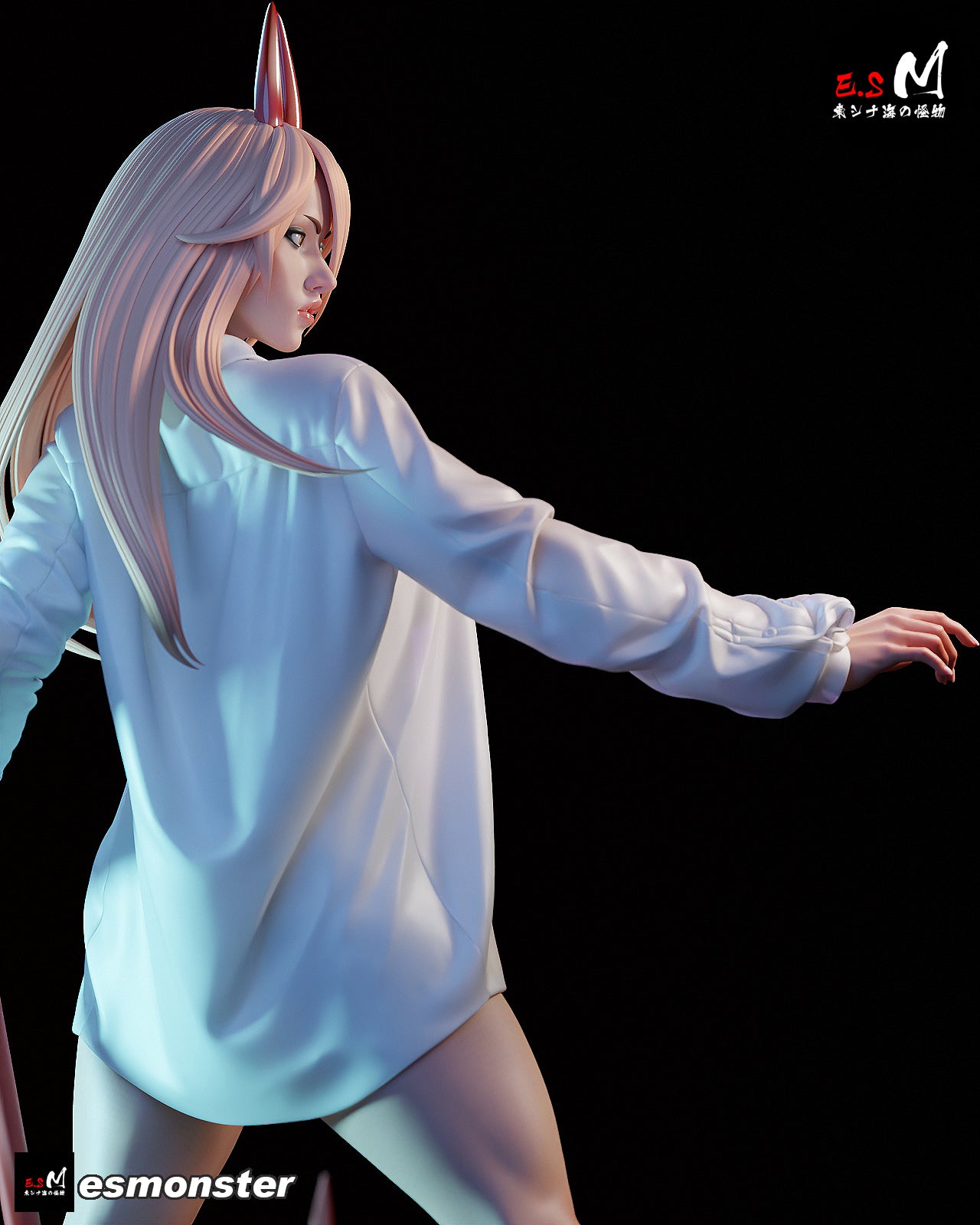 Demon Warrior Adult Pinup 3D Resin Model