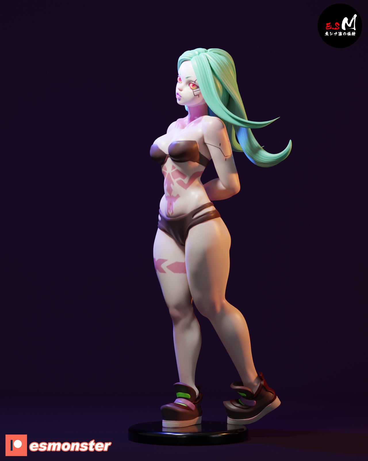 Mercenary Pinup 3D Resin Model