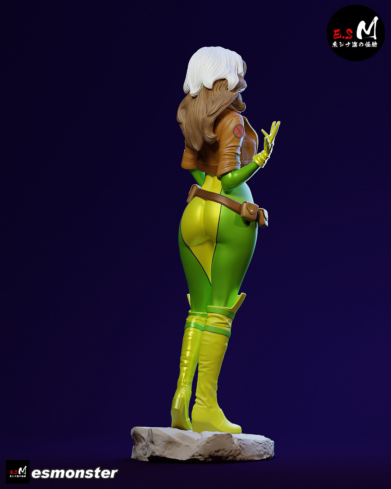 Mischievous Hero Adult Pinup 3D Resin Model