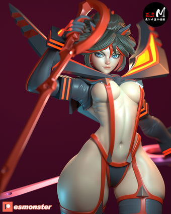 Magical Warrior Adult Pinup 3D Resin Model
