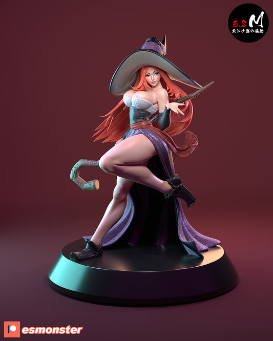 Sorceress Pinup 3D Resin Model