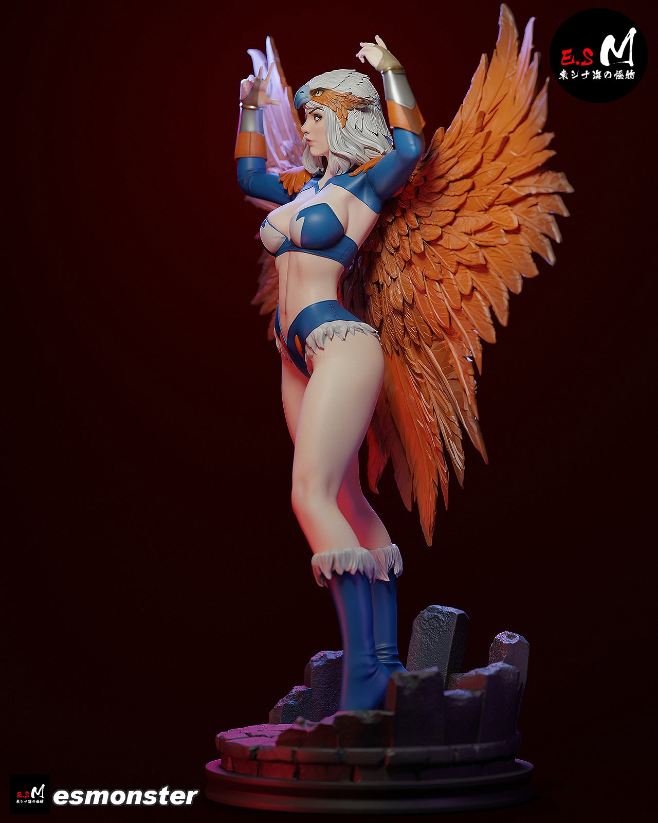 Sorceress Adult Pinup 3D Resin Model