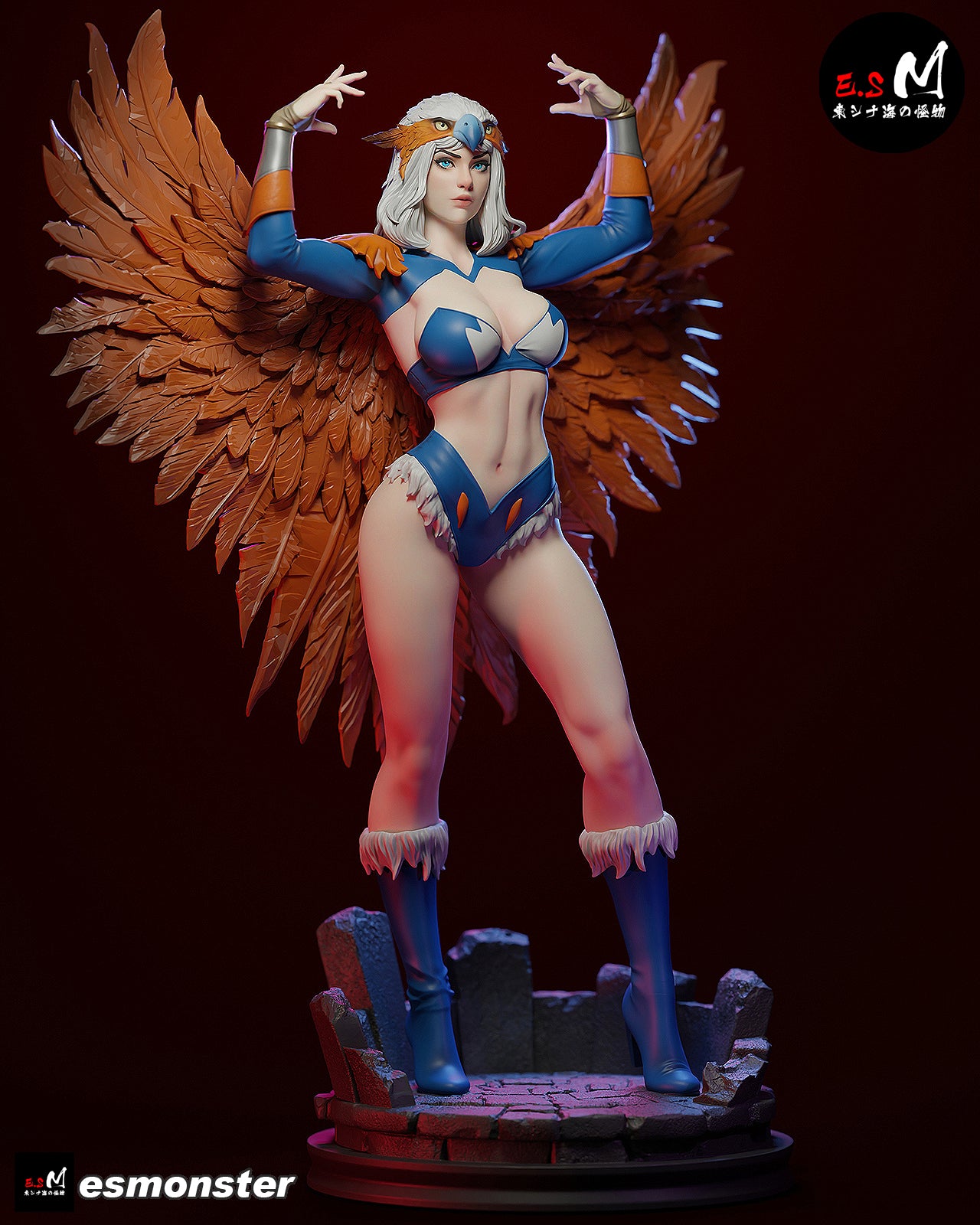 Sorceress Adult Pinup 3D Resin Model
