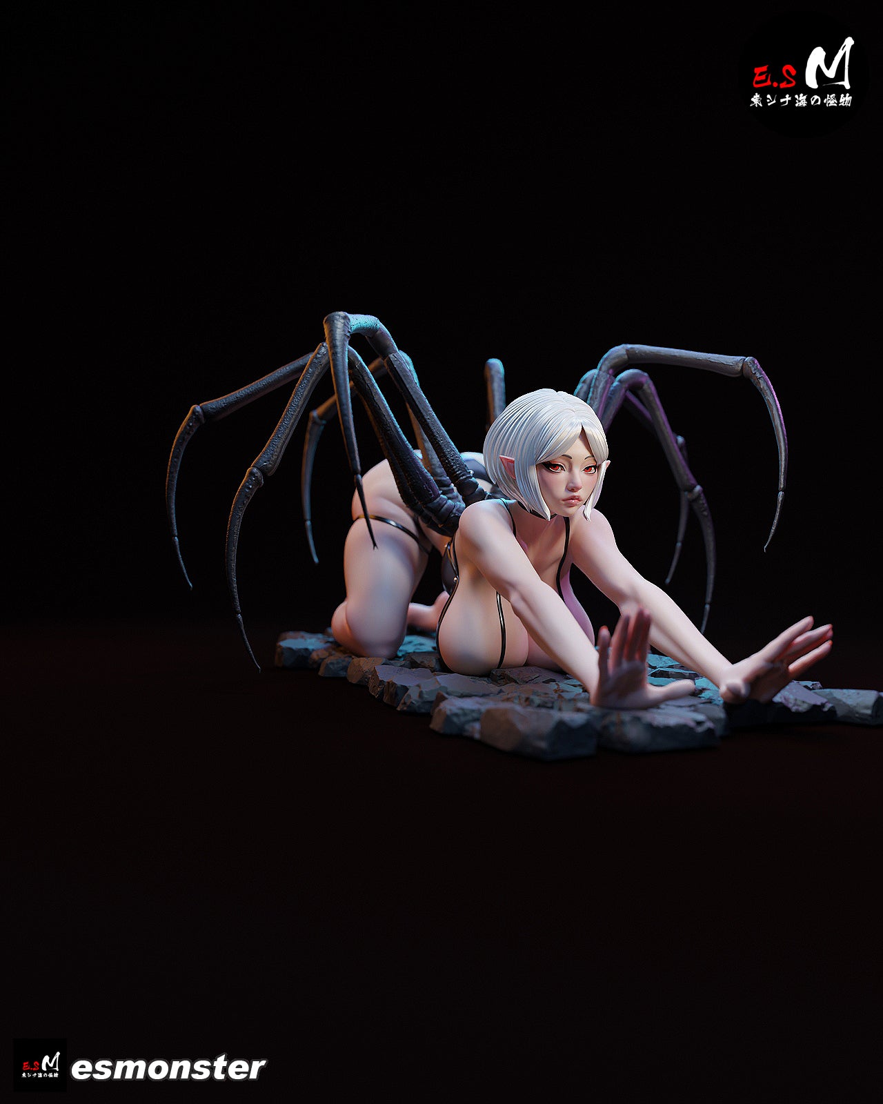 OC Spider Demon Adult Pinup 3D Resin Model