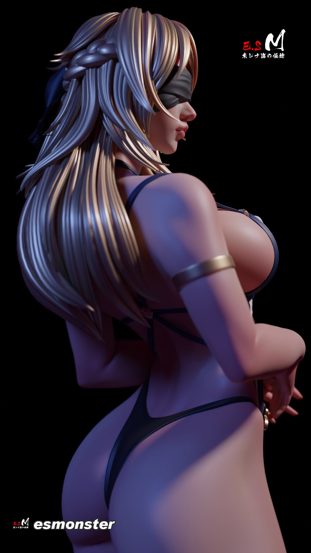 Sword Maiden Adult Pinup 3D ABS Resin Model