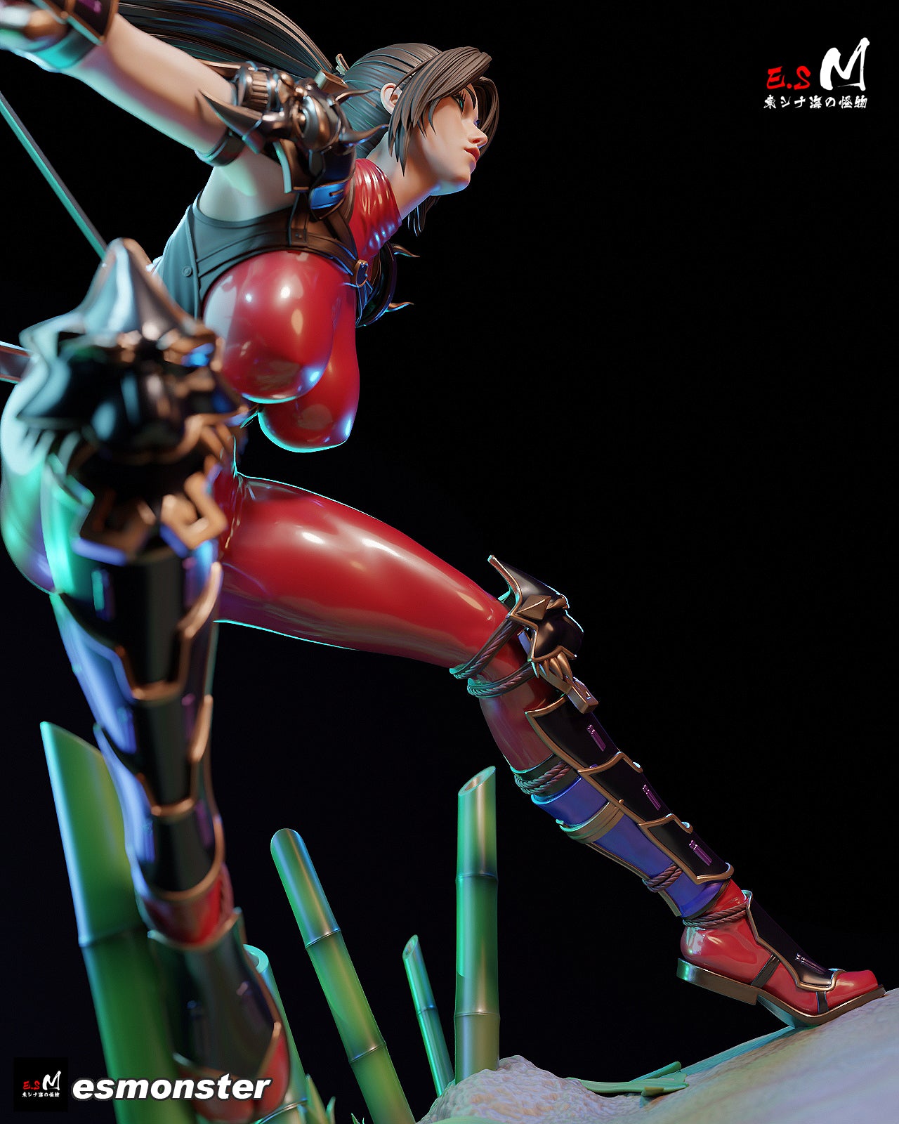 Ninja Warrior Adult Pinup 3D Resin Model