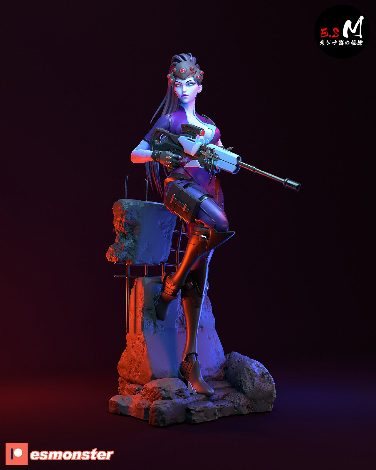 Sleeper Agent Pinup 3D Resin Model