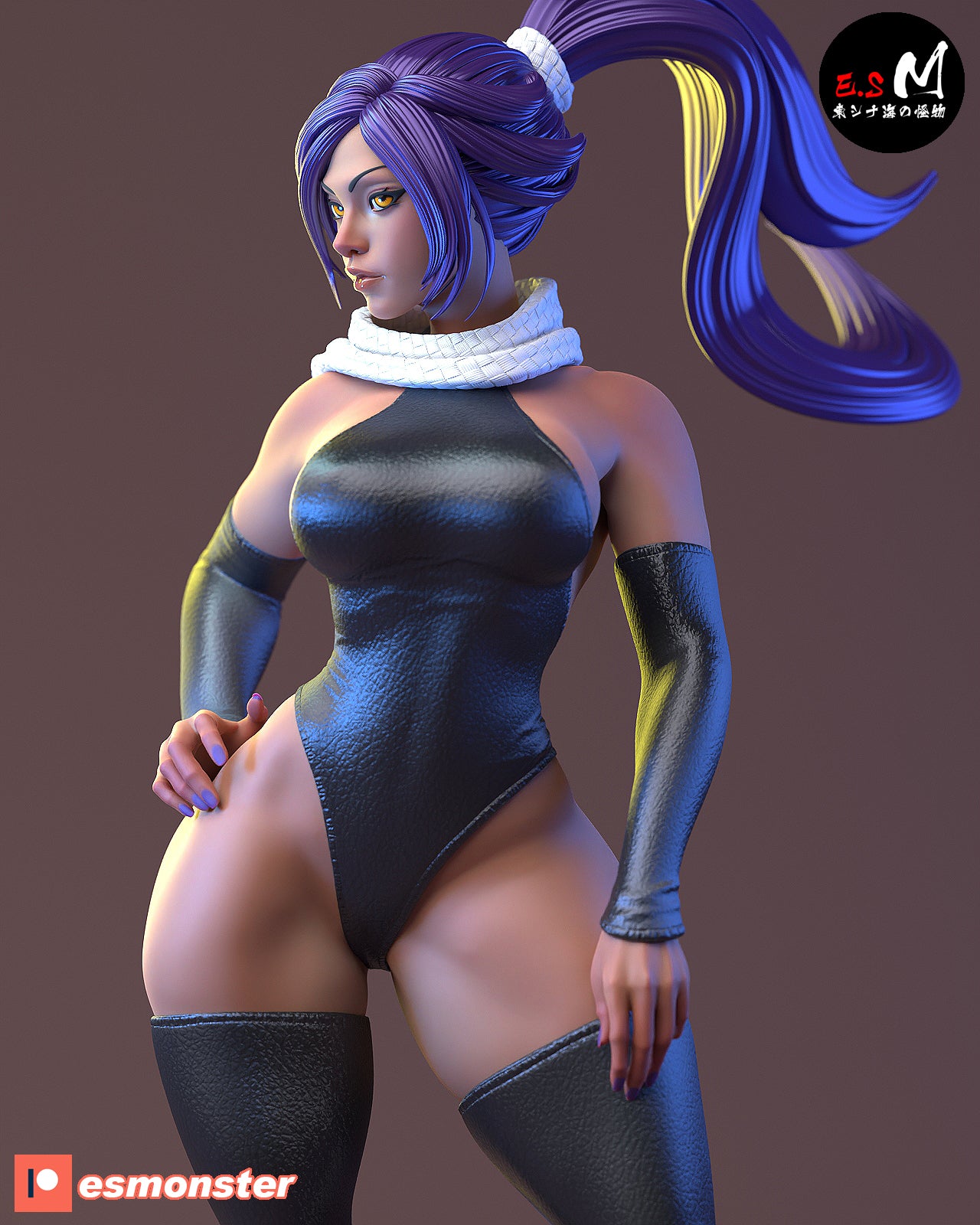 Former Commander Pinup 3D Resin Model