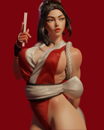 Ring Fighter Pinup 3D Resin Model