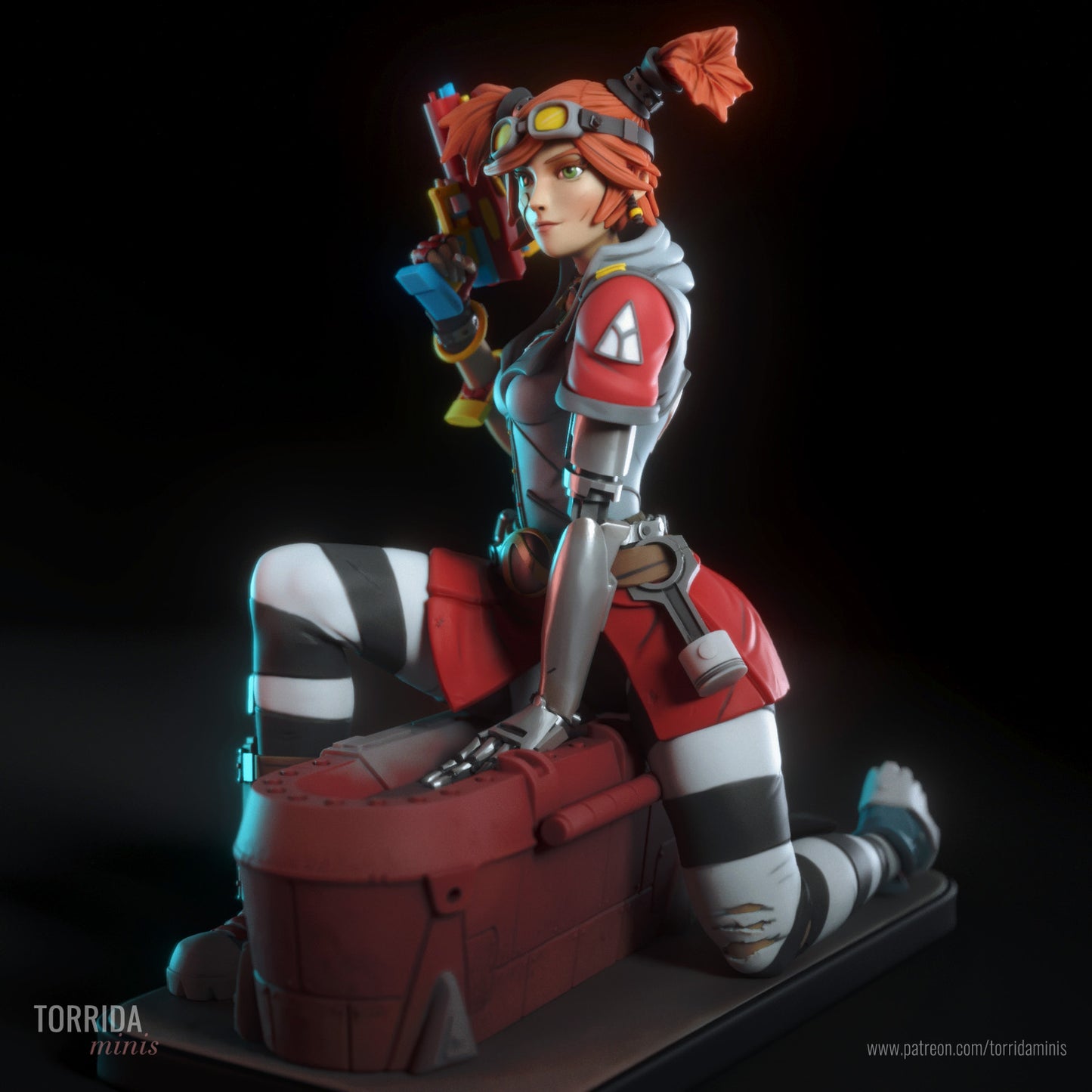 Mech Tinkerer Pinup 3d Resin Model