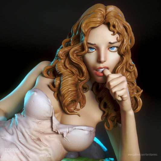 Gullivera Pinup Adult 3D ABS Resin Figurine Model Kit