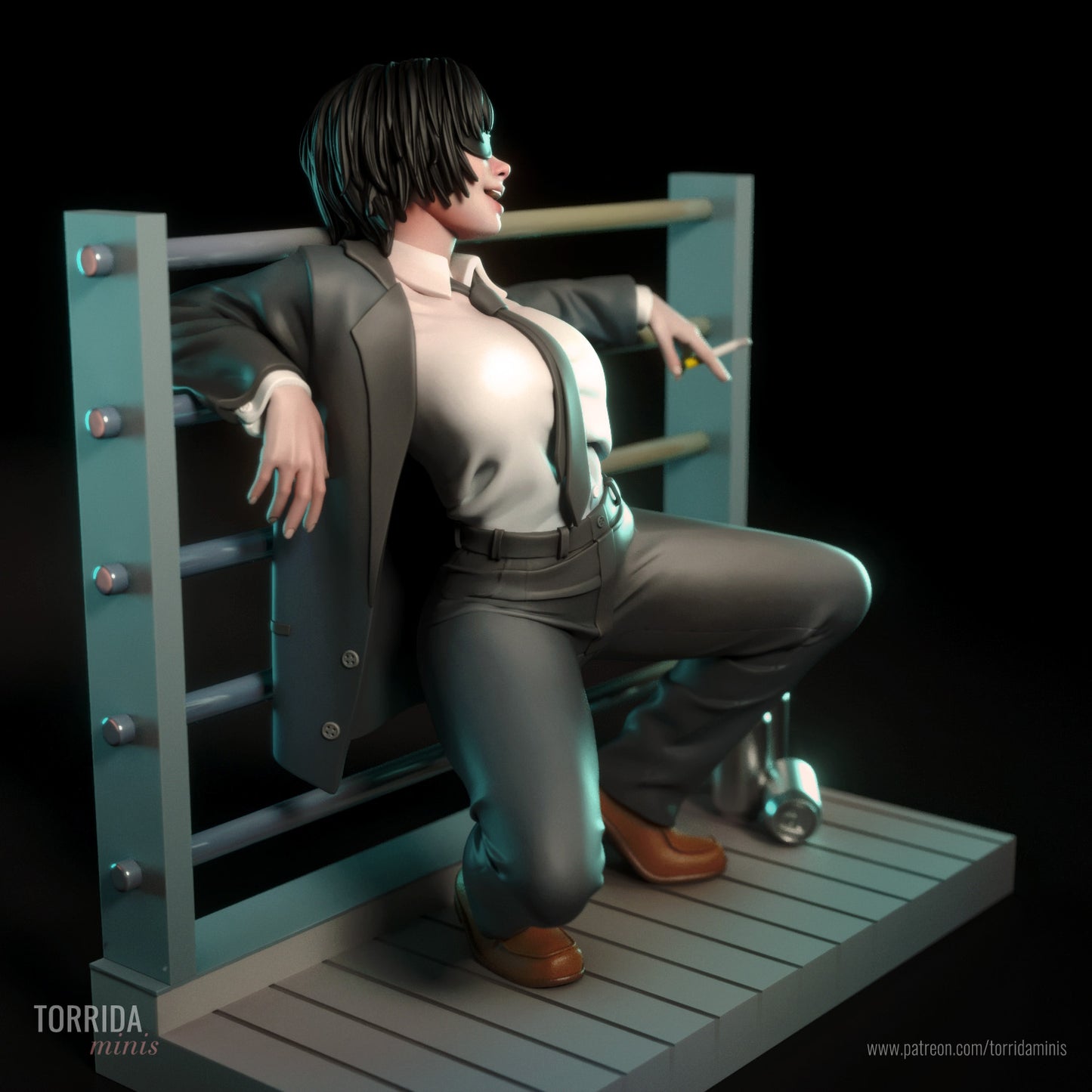 Devil Hunter Adult 3d resin figurine kit