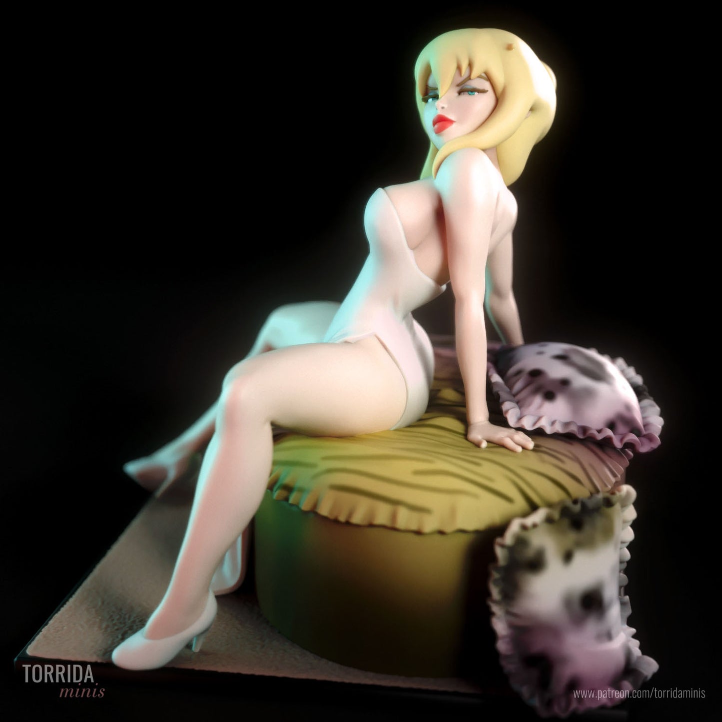 Club Dancer Pinup 3d Resin Figurine kit.