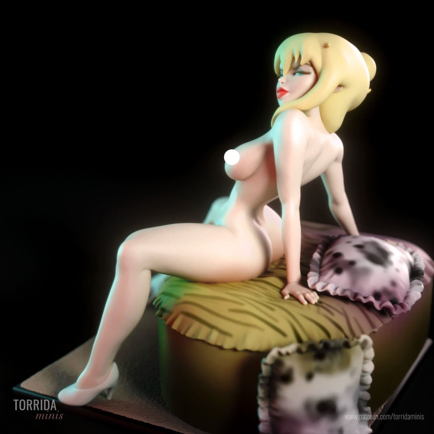 Club Dancer Pinup 3d Resin Figurine kit.