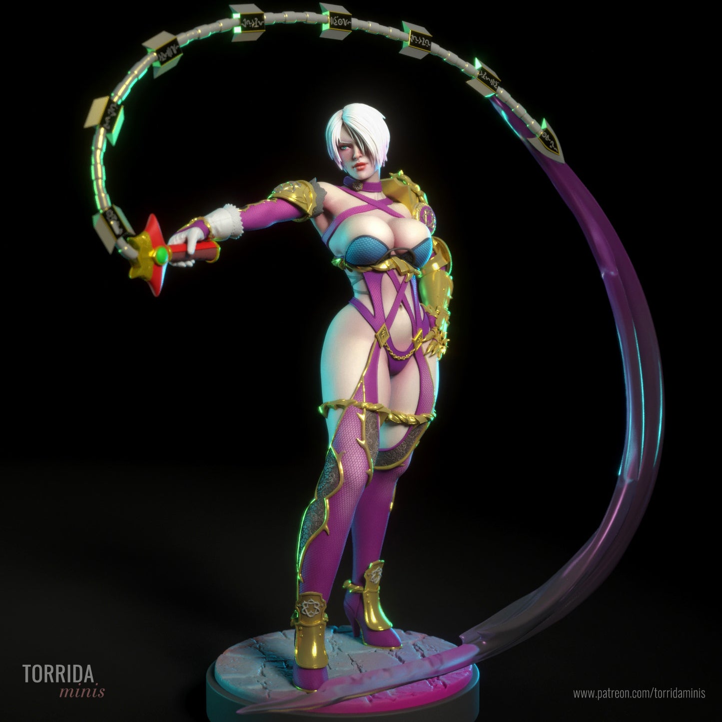 Kinky Fighter Adult 3D Resin Figurine Model Kit