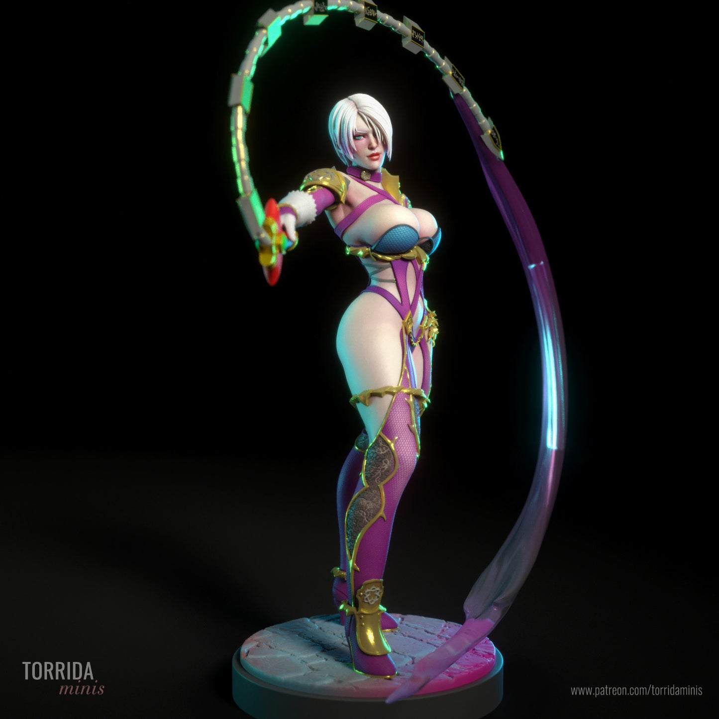 Kinky Fighter Adult 3D Resin Figurine Model Kit