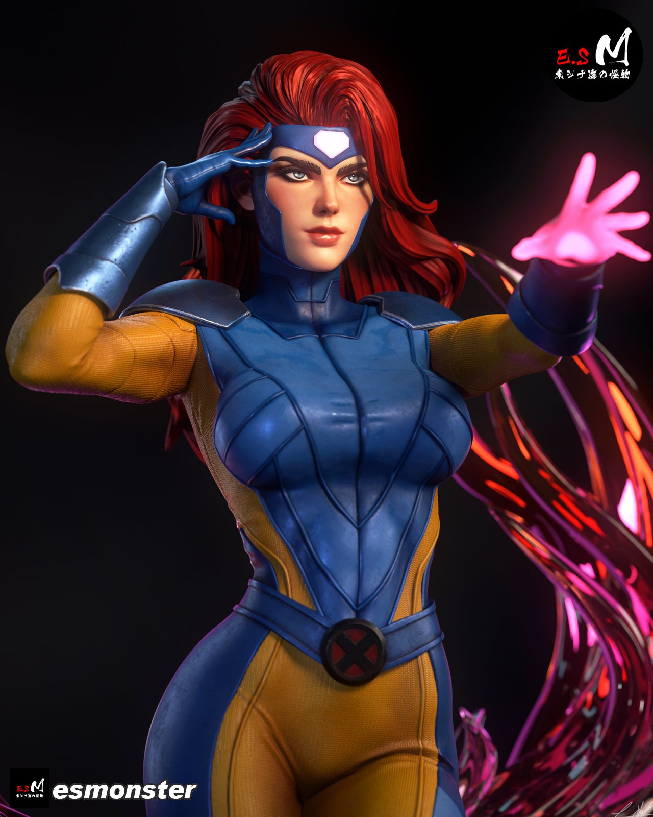 Telepathic Hero Adult Pinup 3D Resin Model