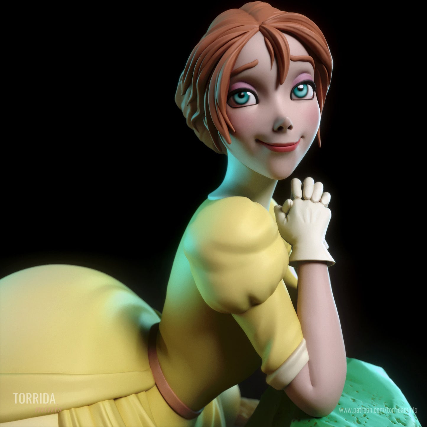 Researcher Adult Pinup 3d Resin Model Kit