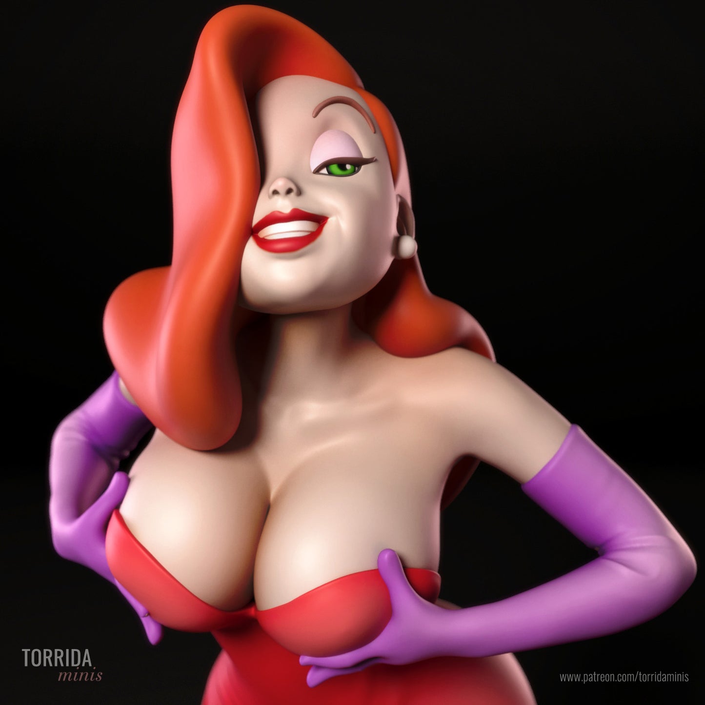 Cartoon Icon Adult Pinup 3d Resin Model Kit