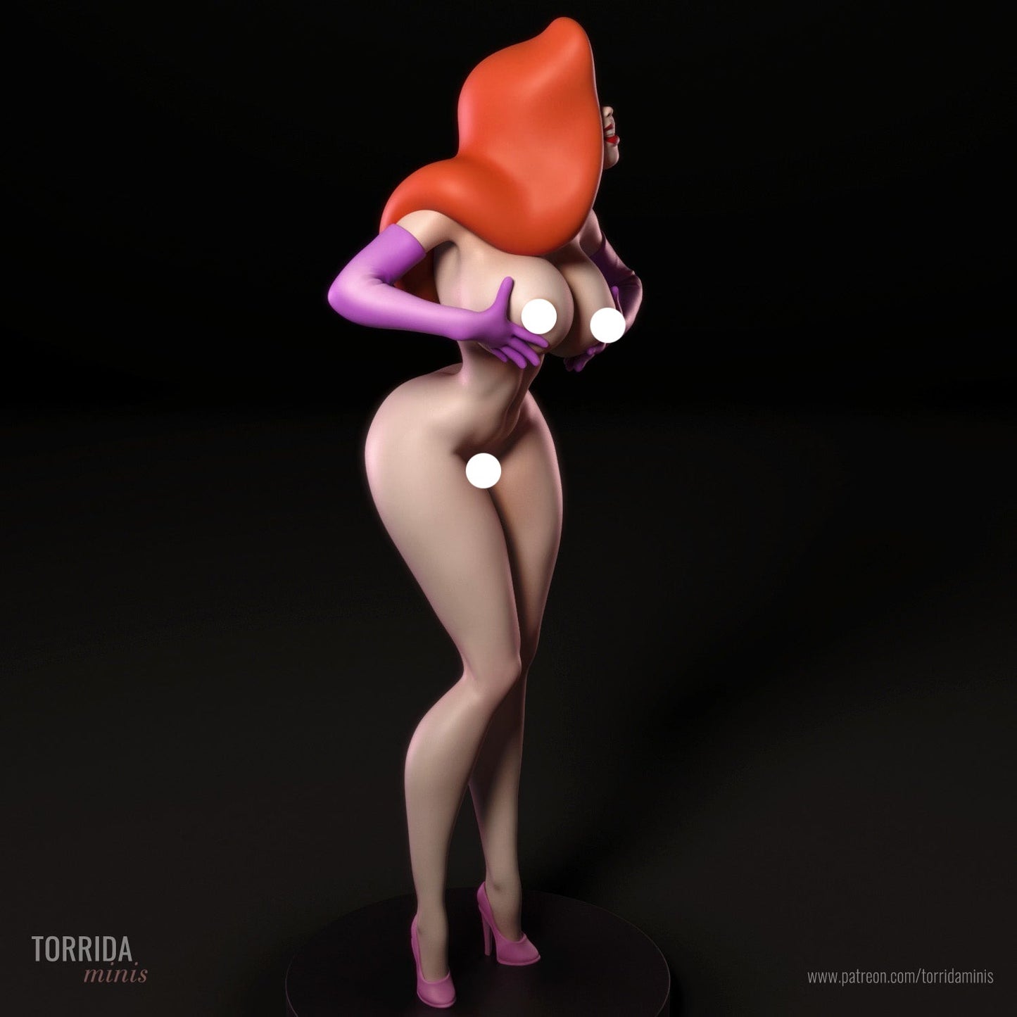 Cartoon Icon Adult Pinup 3d Resin Model Kit