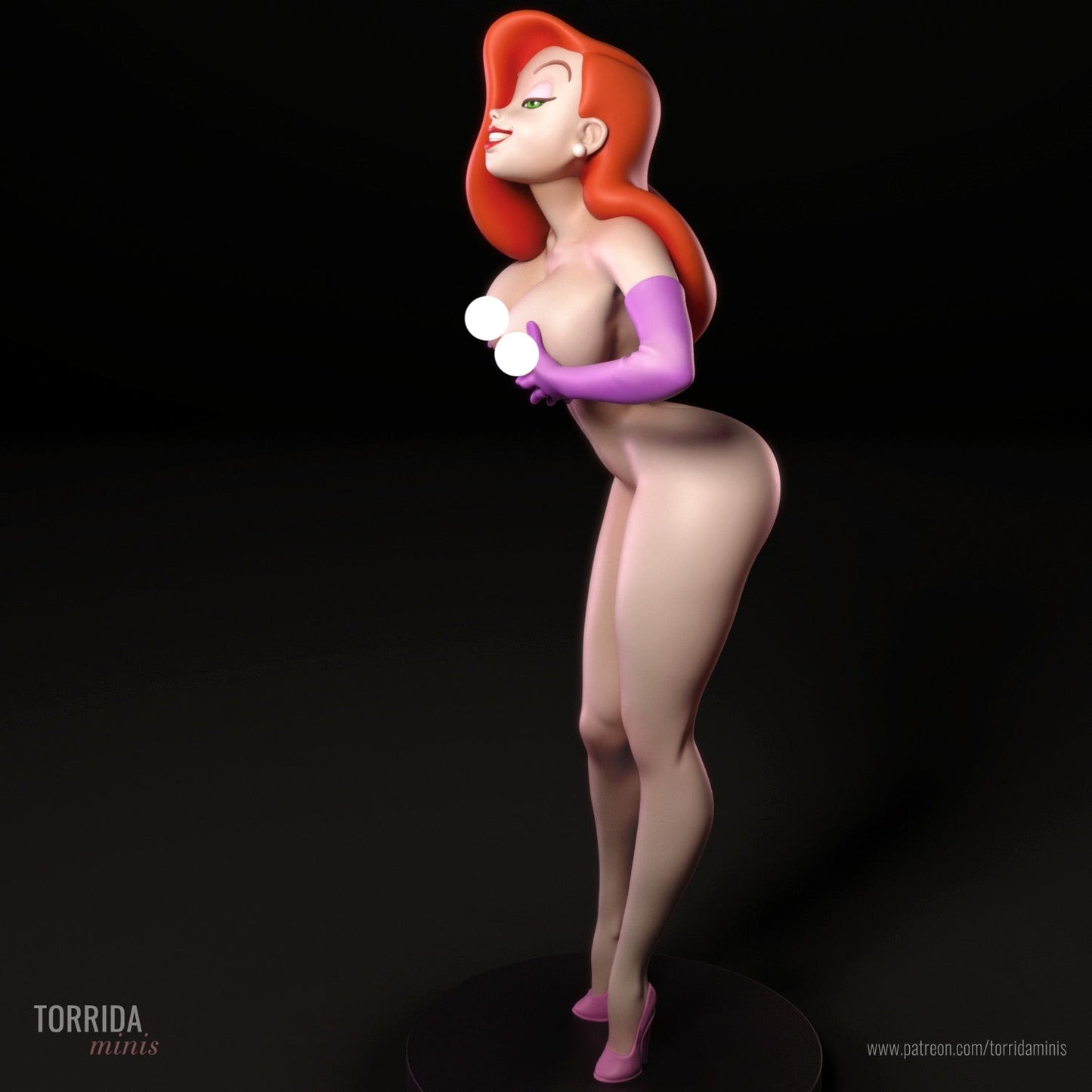 Cartoon Icon Adult Pinup 3d Resin Model Kit