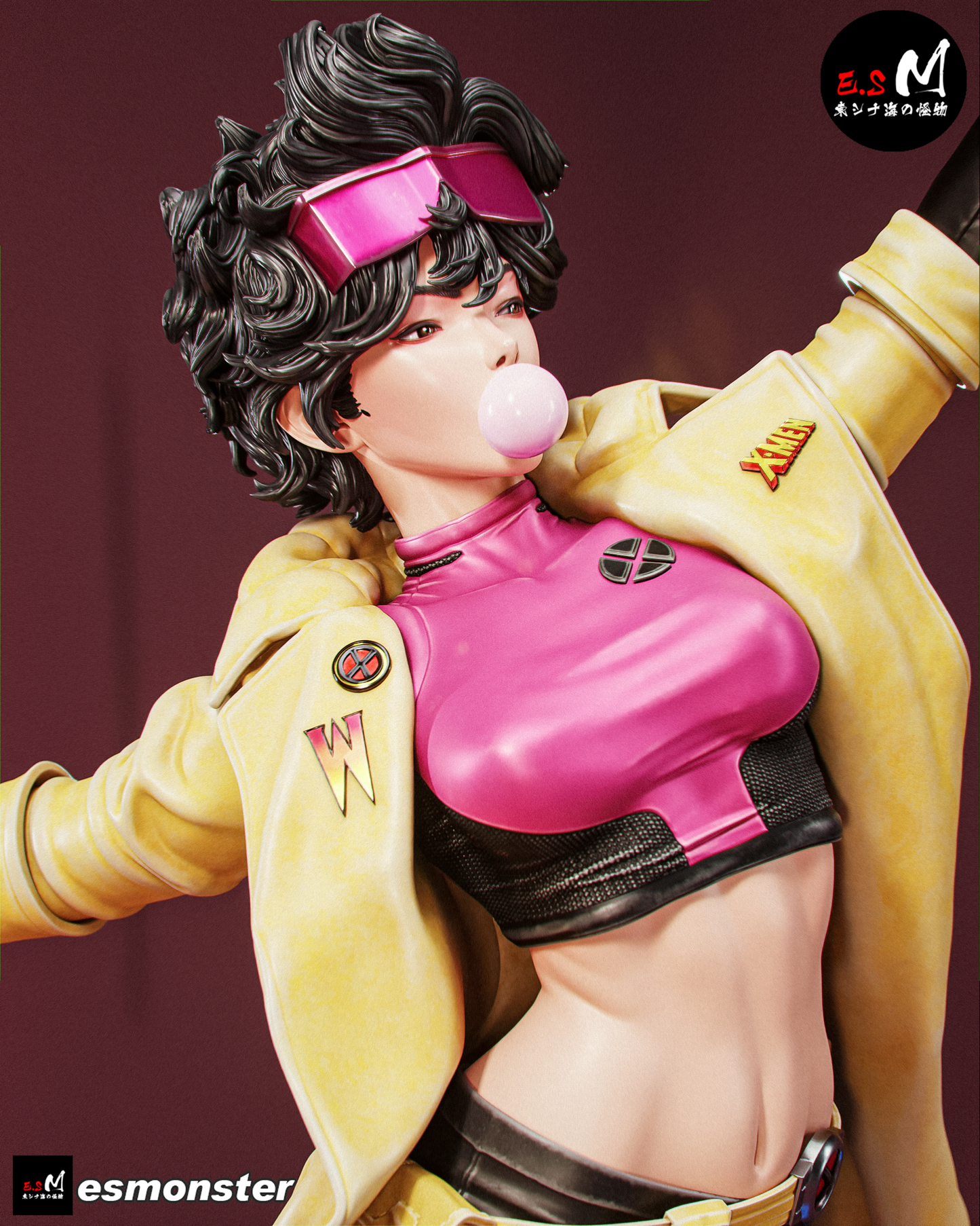Dancing Fighter Girl Adult Pinup 3D Resin Model