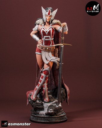 Norse Goddess Adult Pinup 3D Resin Model