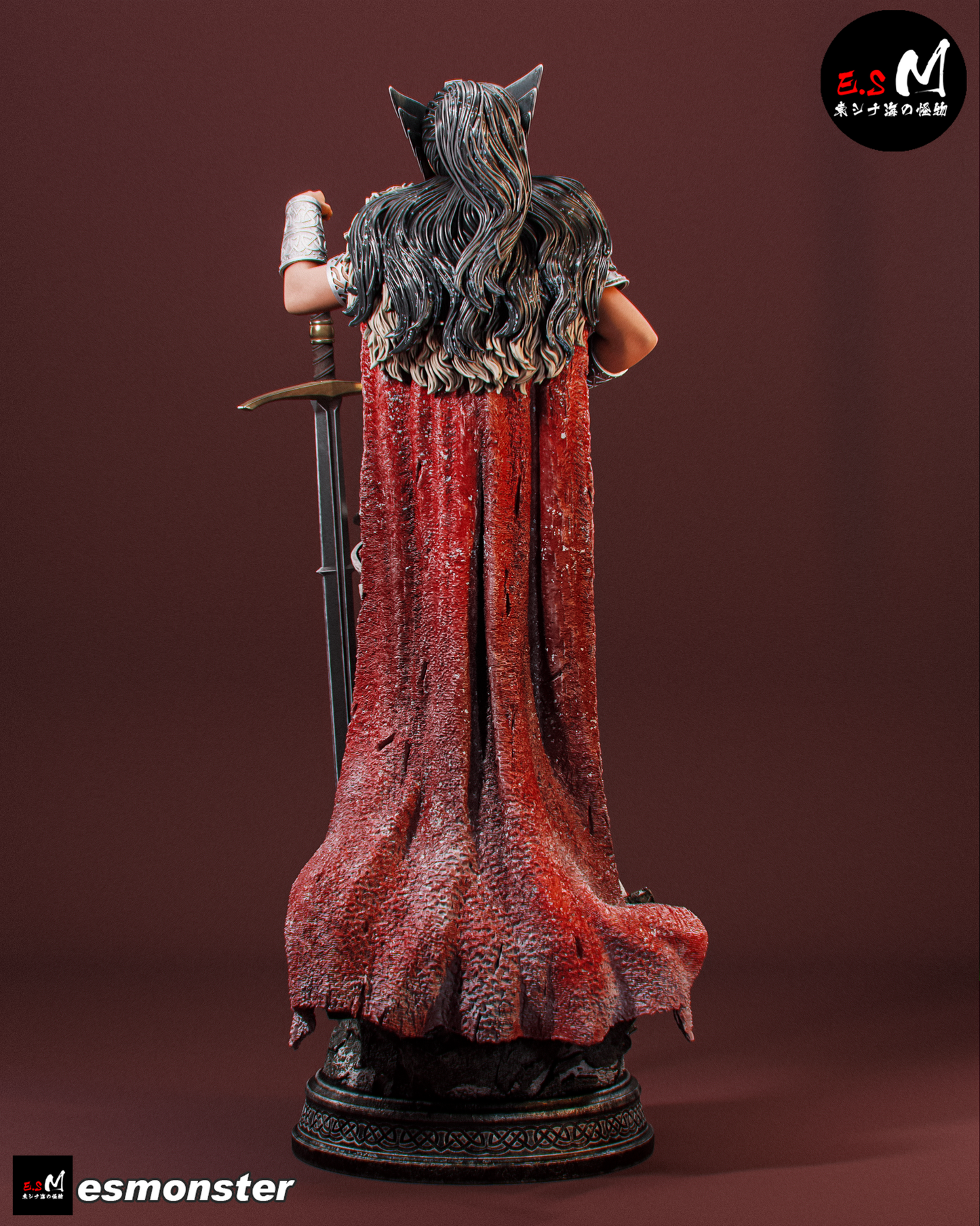 Norse Goddess Adult Pinup 3D Resin Model