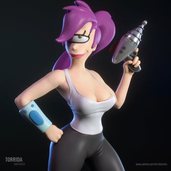 Delivery Captain Pinup Adult 3D Resin Figurine Model Kit