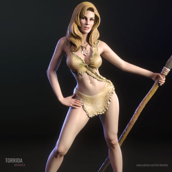 Huntress Pinup Adult 3D Resin Figurine Model Kit