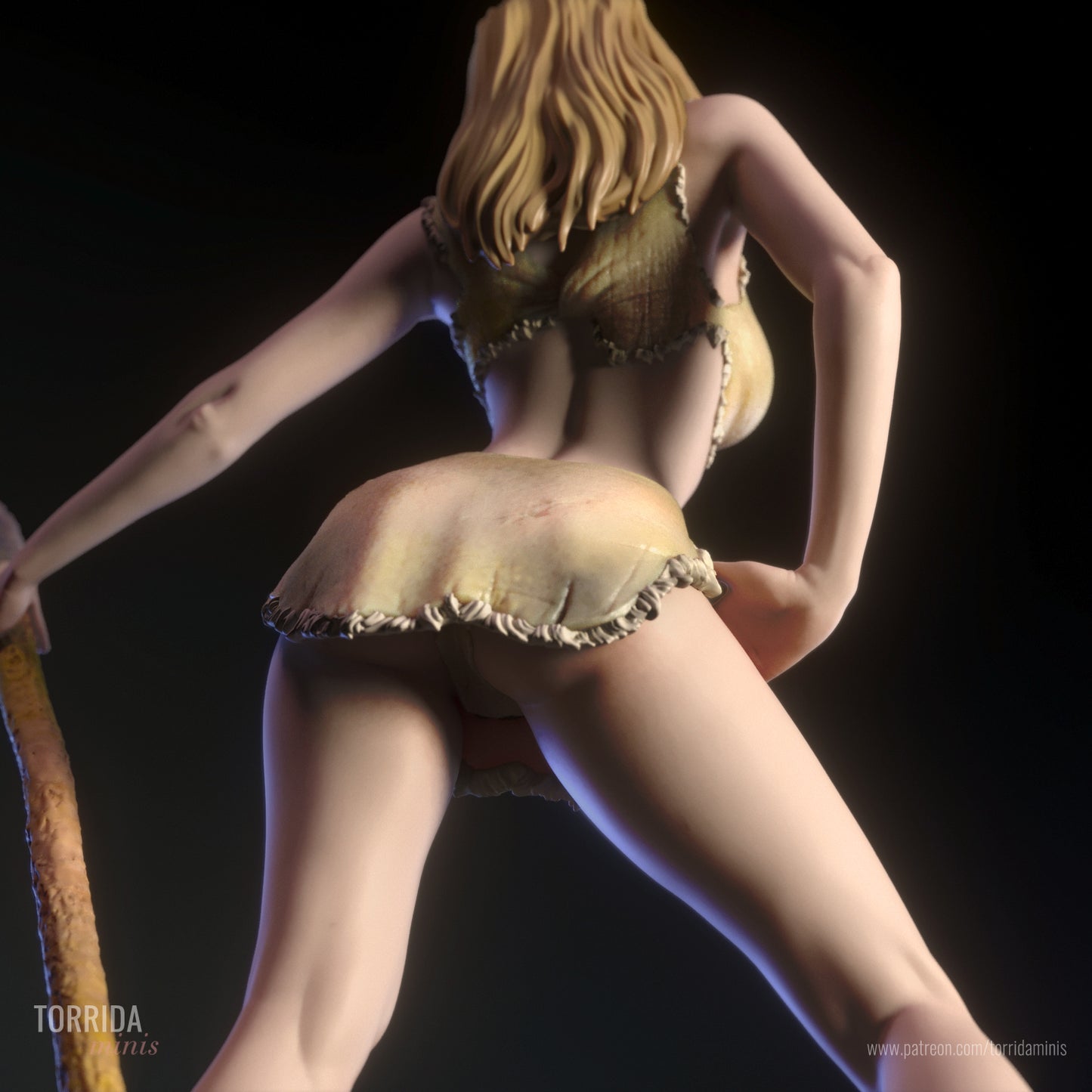 Huntress Pinup Adult 3D Resin Figurine Model Kit