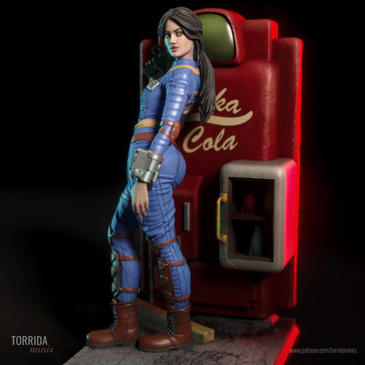 Vault Dweller Adult 3d resin figurine kit