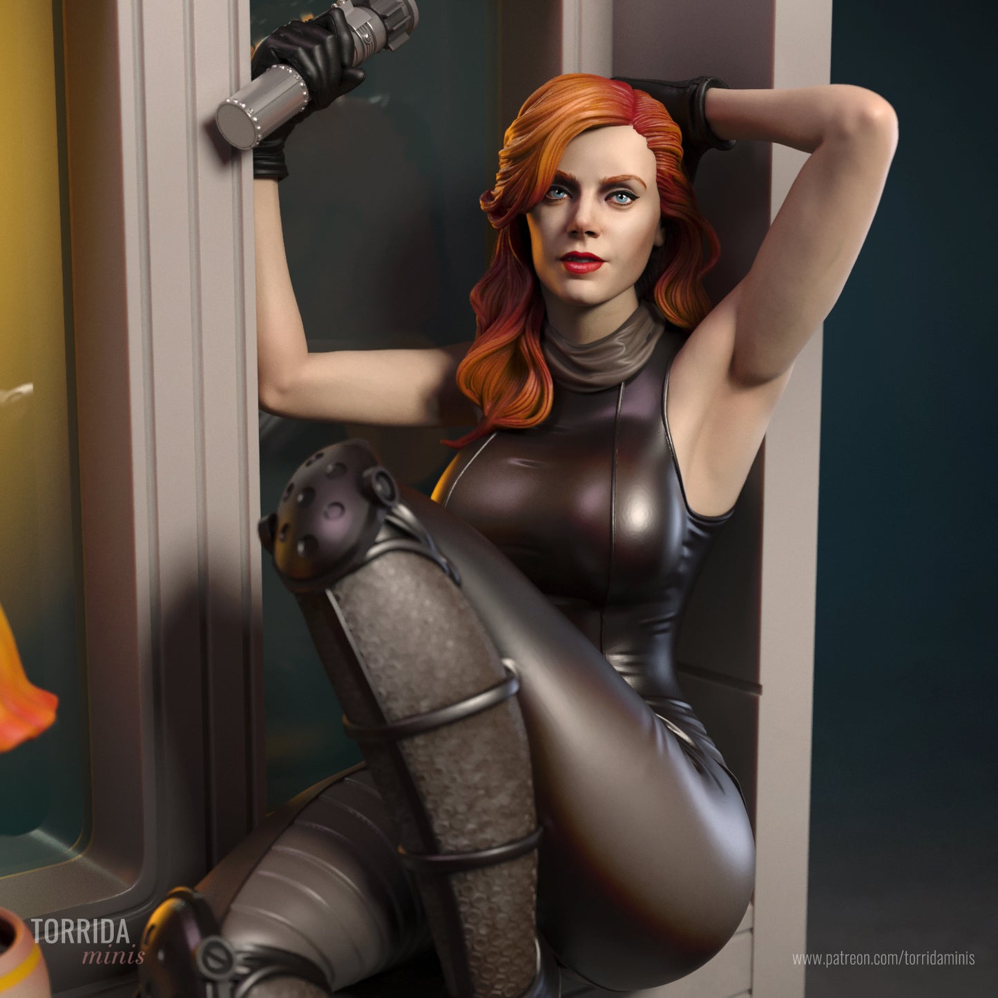 Smuggler Waifu Pinup Adult 3D Resin Figurine Model Kit