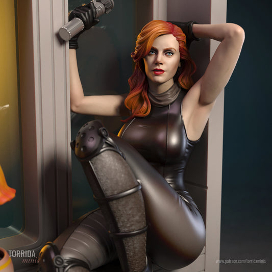 Smuggler Waifu Pinup Adult 3D Resin Figurine Model Kit
