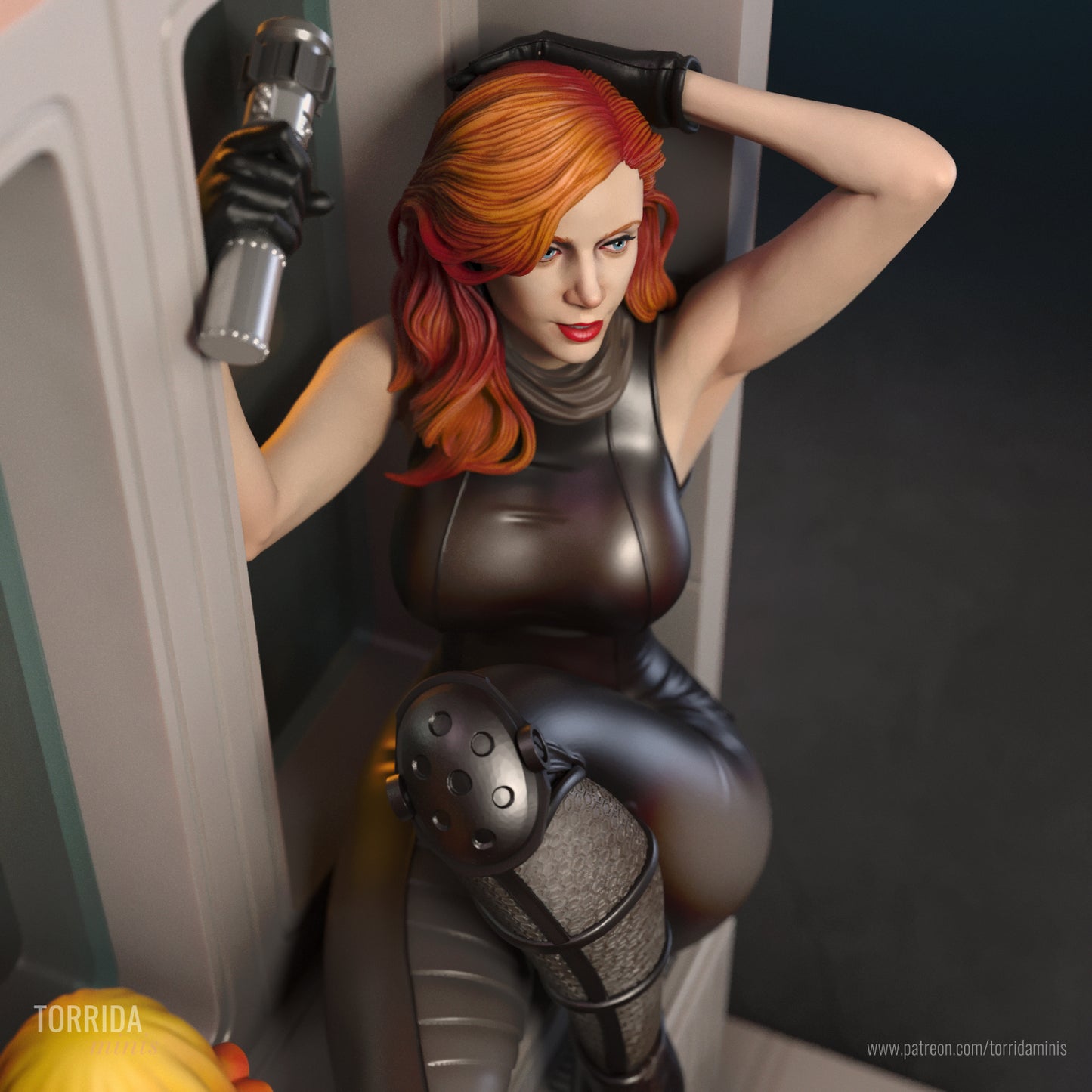 Smuggler Waifu Pinup Adult 3D Resin Figurine Model Kit