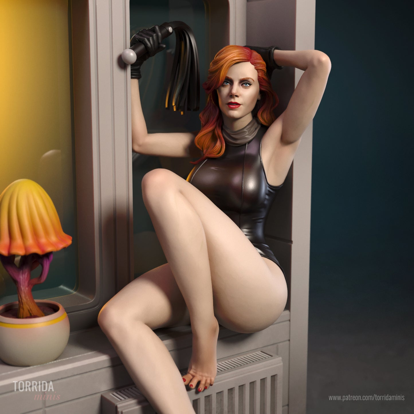 Smuggler Waifu Pinup Adult 3D Resin Figurine Model Kit