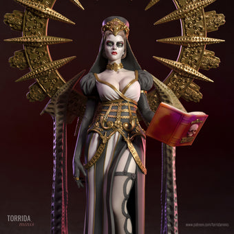 Messenger of Death Pinup Adult 3D Resin Figurine Model Kit