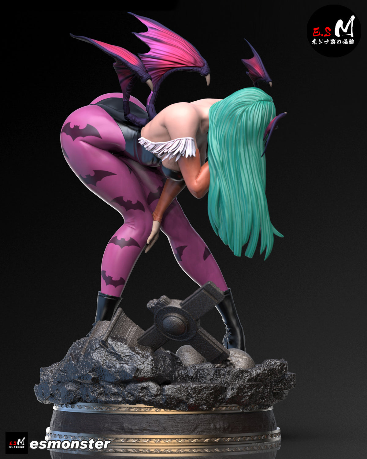 Vampire Tramp Adult Pinup 3D ABS Resin Model
