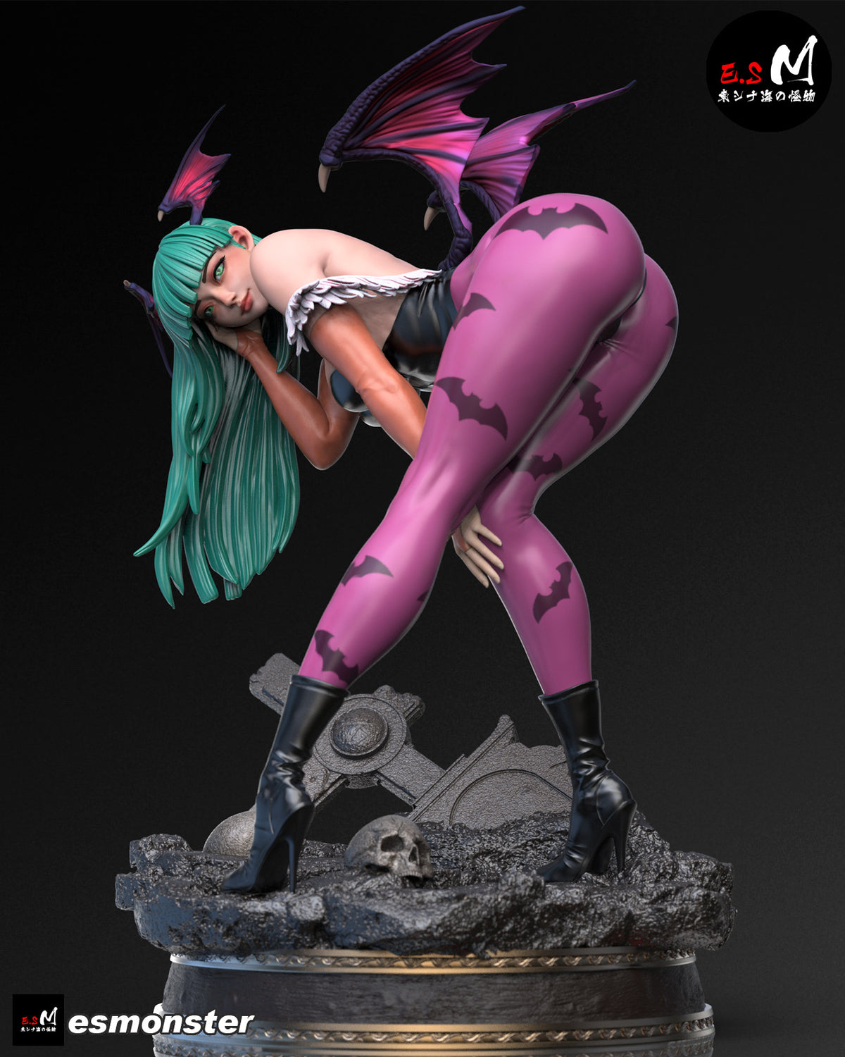 Vampire Tramp Adult Pinup 3D ABS Resin Model